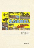 Vintage Lined Notebook Greetings from Carmel, California Vintage Lined Notebook Greetings from Carmel, California
