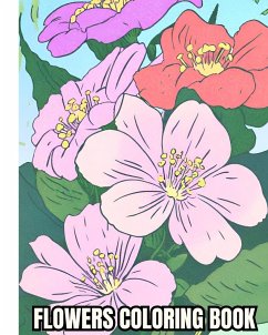 Flowers Coloring Book For Adults - Nguyen, Thy