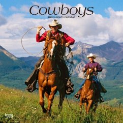 Cowboys 2025 12 X 24 Inch Monthly Square Wall Calendar Plastic-Free - Browntrout