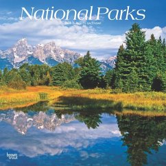 National Parks 2025 12 X 24 Inch Monthly Square Wall Calendar Plastic-Free - Browntrout