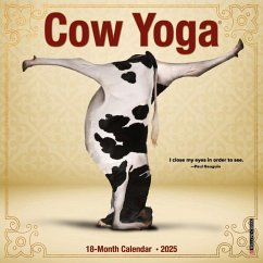 Cow Yoga 2025 7 X 7 Mini Wall Calendar - Willow Creek Press