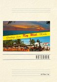 Vintage Lined Notebook Greetings from Key West, Florida Vintage Lined Notebook Greetings from Key West, Florida