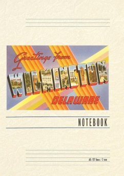 Cover Vintage Lined Notebook Greetings from Wilmington