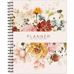 Vintage Floral Academic July 2024 - June 2025 8.5 X 11 Softcover Planner - Willow Creek Press