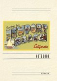 Vintage Lined Notebook Greetings from Newport Beach Vintage Lined Notebook Greetings from Newport Beach