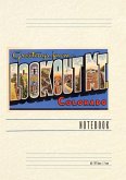 Vintage Lined Notebook Greetings from Lookout Mt., Colorado Vintage Lined Notebook Greetings from Lookout Mt., Colorado