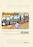 Vintage Lined Notebook Greetings from Spencer Vintage Lined Notebook Greetings from Spencer