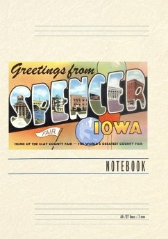 Cover Vintage Lined Notebook Greetings from Spencer