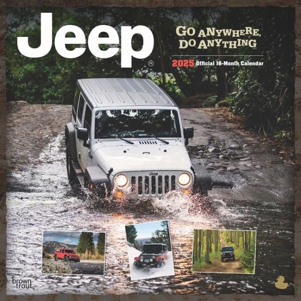 Jeep Official 2025 12 X 24 Inch Monthly Square Wall Calendar Plastic-Free Jeep Official 2025 12 X 24 Inch Monthly Square Wall Calendar Plastic-Free