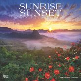 Sunrise Sunset 2025 12 X 24 Inch Monthly Square Wall Calendar Plastic-Free