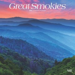 Great Smokies 2025 12 X 24 Inch Monthly Square Wall Calendar Plastic-Free - Browntrout