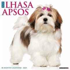 Just Lhasa Apsos 2025 12 X 12 Wall Calendar - Willow Creek Press