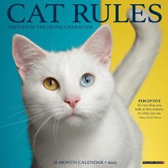 Cat Rules 2025 12 X 12 Wall Calendar - Willow Creek Press