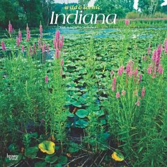 Indiana Wild & Scenic 2025 12 X 24 Inch Monthly Square Wall Calendar Plastic-Free - Browntrout