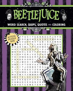 Beetlejuice Word Search, Quips, Quotes, and Coloring - Editors of Thunder Bay Press