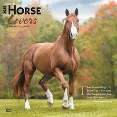 Horse Lovers 2025 12 X 24 Inch Monthly Square Wall Calendar Plastic-Free - Browntrout