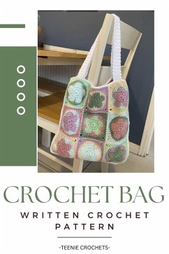 Cover Crochet Flower Tote Bag - Written Crochet Pattern (eBook, ePUB)