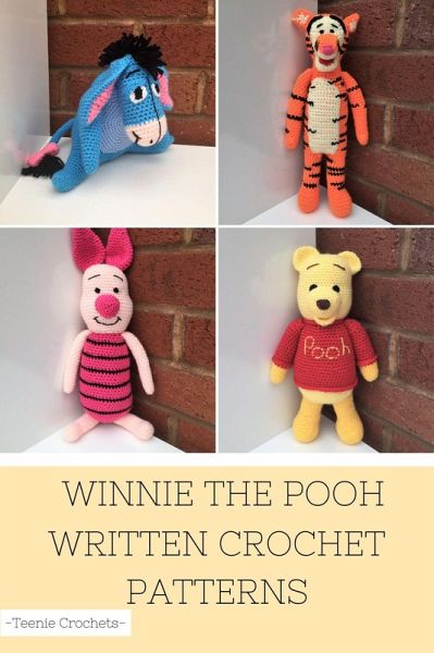 Winnie the Pooh - Written Crochet Patterns (eBook, ePUB) Winnie the Pooh - Written Crochet Patterns (eBook, ePUB)
