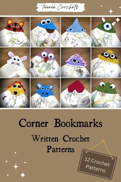 Cover Corner Bookmarks - Written Crochet Patterns (eBook, ePUB)