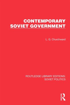 Cover Contemporary Soviet Government (eBook, PDF)