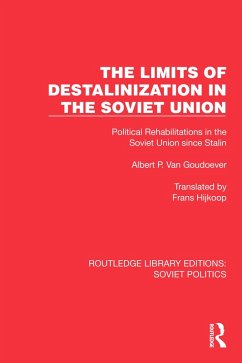Cover The Limits of Destalinization in the Soviet Union (eBook, PDF)