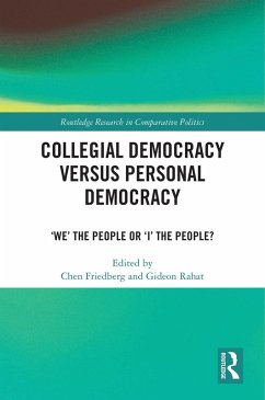 Cover Collegial Democracy versus Personal Democracy (eBook, PDF)