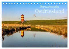 Bezauberndes Ostfriesland (Tischkalender 2025 DIN A5 quer), CALVENDO Monatskalender