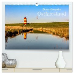 Bezauberndes Ostfriesland (hochwertiger Premium Wandkalender 2025 DIN A2 quer), Kunstdruck in Hochglanz