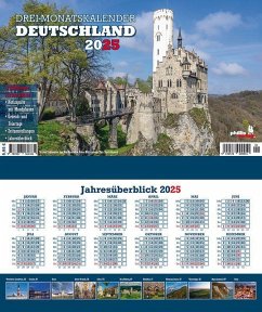 Drei-Monatskalender Deutschland 2025 - Neubert, Jörg