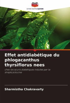 Cover Effet antidiabétique du phlogacanthus thyrsiflorus nees