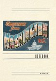 Vintage Lined Notebook Greetings from Washington, DC Vintage Lined Notebook Greetings from Washington, DC