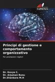 Principi di gestione e comportamento organizzativo