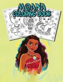 Moana coloring book for girls