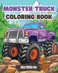 Monster Truck Coloring Book for Kids 5+ - Ayo, Zarita