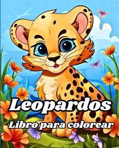 Libro para colorear de Leopardos - Helle, Luna B.