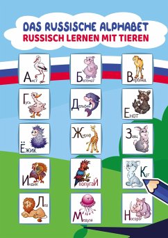 Das Russische Alphabet - Russisch Lernen mit Tieren - RussianLife Designs