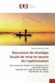 Document de stratégie locale de mise en ¿uvre de l¿optimisation