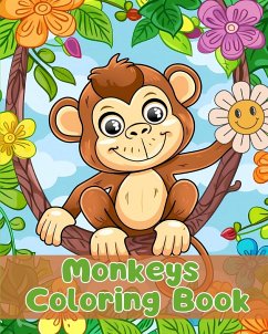 Monkeys Coloring Book - Sauseda, Sancha