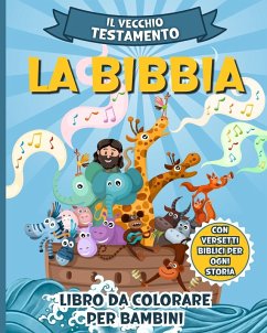 Cover La Bibbia Libro da Colorare per Bambini