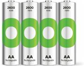 1x4 GP ReCyko NiMH Akkus AA 2600mAH, hohe Kapazität