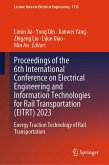 Proceedings of the 6th International Conference on Electrical Engineering and Information Technologies for Rail Transportation (EITRT) 2023 (eBook, PDF)