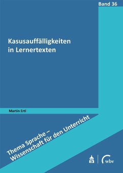 Kasusauffälligkeiten in Lernertexten (eBook, PDF) - Ertl, Martin
