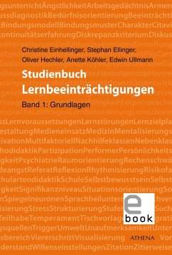 Studienbuch Lernbeeinträchtigungen (eBook, PDF) - Hechler, Oliver; Ullmann, Edwin; Einhellinger, Christine; Ellinger, Stephan; Köhler, Anette