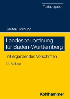 Landesbauordnung für Baden-Württemberg (eBook, ePUB) - Sauter, Helmut; Hornung, Volker
