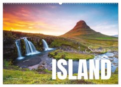 Sommer in Island (Wandkalender 2025 DIN A2 quer), CALVENDO Monatskalender