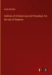 Outlines of Criminal Law and Procedure.... - Bild 1