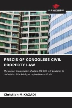 PRECIS OF CONGOLESE CIVIL PROPERTY LAW - M.KAZADI, Christian