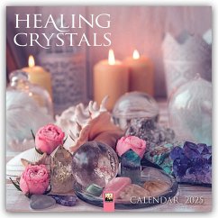 Healing Crystals Wall Calendar 2025 (Art Calendar) - Flame Tree Publishing