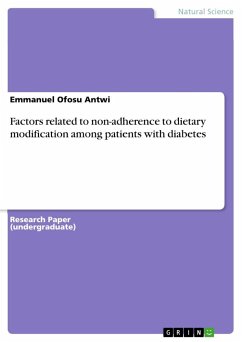 Factors related to non-adherence to dietary modification among patients with diabetes - Ofosu Antwi, Emmanuel