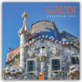 Gaudí Wall Calendar 2025 (Art Calendar)
